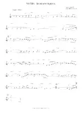 télécharger la partition d'accordéon Notes Romantiques (Boléro) au format PDF