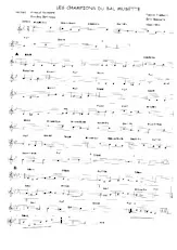 descargar la partitura para acordeón Les champions du Bal Musette en formato PDF