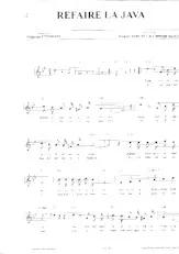 download the accordion score Refaire la java in PDF format