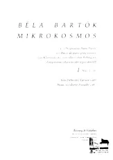 télécharger la partition d'accordéon Mikrokosmos Pièces progressives pour Piano (Méthode) au format PDF