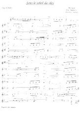 scarica la spartito per fisarmonica Sous le soleil des îles (Boléro) in formato PDF