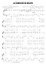 download the accordion score Le concours de belote (Valse Musette) in PDF format