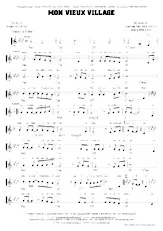 descargar la partitura para acordeón Mon vieux village (Boléro) en formato PDF