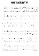 descargar la partitura para acordeón Viens danser de 5 à 7 (Fox Trot) en formato PDF