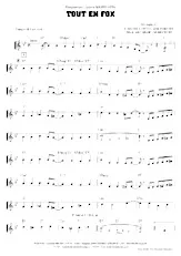 download the accordion score Tout en fox in PDF format