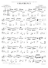 descargar la partitura para acordeón Cha Cha n°1 en formato PDF