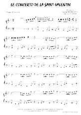 télécharger la partition d'accordéon Le concerto de la Saint Valentin (Slow Rock) au format PDF