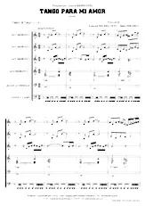 télécharger la partition d'accordéon Tango para mi amor (Orchestration Complète) au format PDF