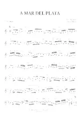 télécharger la partition d'accordéon A Mar del Plata (Tango) au format PDF
