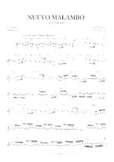 scarica la spartito per fisarmonica Nuevo Malambo (Tango) in formato PDF