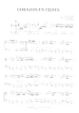 descargar la partitura para acordeón Corazon en fiesta (Paso Doble) en formato PDF