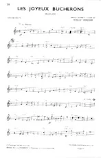 descargar la partitura para acordeón Les joyeux bûcherons (Marche) en formato PDF
