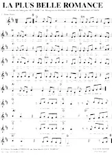 descargar la partitura para acordeón La plus belle romance (Slow) en formato PDF