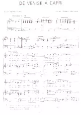 descargar la partitura para acordeón De venise à Capri en formato PDF