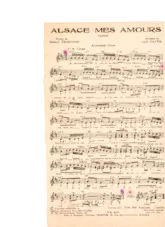 scarica la spartito per fisarmonica Alsace mes amours (Tango) in formato PDF