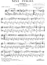 descargar la partitura para acordeón Nina Pancha (Granada) (Dit : La sardine) (Arrangement : Marcel Camia) (Paso Doble) en formato PDF