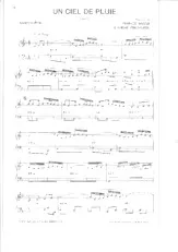 télécharger la partition d'accordéon Un ciel de pluie (Tango) au format PDF