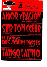 download the accordion score Recueil de 4 Tangos in PDF format