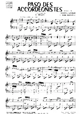 descargar la partitura para acordeón Paso des accordéonistes en formato PDF