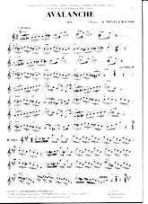 descargar la partitura para acordeón Avalanche (Sur les motifs de la chanson de Roger Vaysse) (Java) en formato PDF