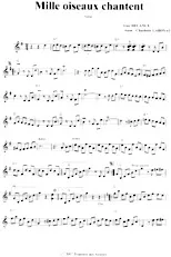download the accordion score Mille oiseaux chantent (Valse) in PDF format