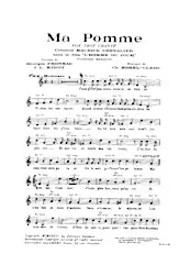 descargar la partitura para acordeón Ma pomme (Dans le Film : L'homme du jour) (Chant : Maurice Chevalier) (Fox Trot) en formato PDF