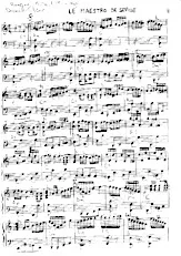 scarica la spartito per fisarmonica Le Maestro de Madrid (Manuscrite) in formato PDF