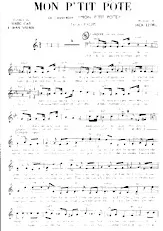 download the accordion score Mon p'tit pote (Java Valse) in PDF format