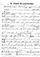 télécharger la partition d'accordéon Le chant du printemps (Valse Viennoise Johann Strauss) au format PDF