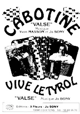 télécharger la partition d'accordéon Cabotine (Valse) au format PDF