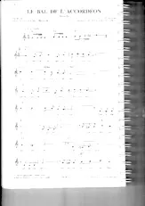 télécharger la partition d'accordéon Le Bal de l'accordéon (Marche) au format PDF