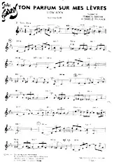 download the accordion score Ton parfum sur mes lèvres (Slow Rock) in PDF format