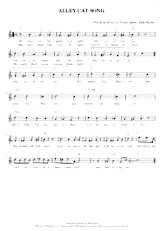 download the accordion score Alley cat song in PDF format