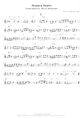 télécharger la partition d'accordéon Summer samba (So nice) (Transcription) au format PDF