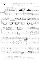 télécharger la partition d'accordéon Rhapsodie n°3  au format PDF
