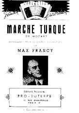 télécharger la partition d'accordéon Marche Turque (Arrangement Max Francy)  au format PDF