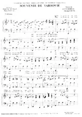 télécharger la partition d'accordéon Souvenir de Varsovie (Boston) au format PDF