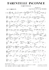 scarica la spartito per fisarmonica Tarentelle inconnue in formato PDF