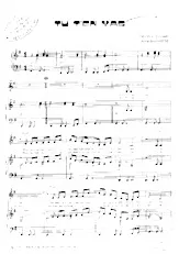 download the accordion score Tu t'en vas in PDF format