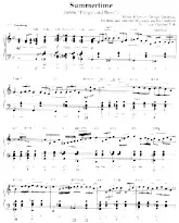 download the accordion score Summertime (De l'opéra : Porgy and Bess) (Arrangement : Hans-Günther Kölz) in PDF format