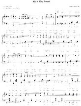 download the accordion score Ain't she sweet in PDF format