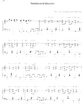 descargar la partitura para acordeón Sentimental journey en formato PDF