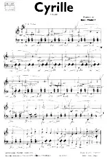 descargar la partitura para acordeón Cyrille (Valse) en formato PDF