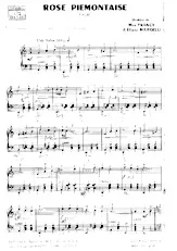 scarica la spartito per fisarmonica Rose Piémontaise (Valse) in formato PDF