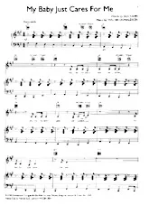 descargar la partitura para acordeón My Baby Just Cares For Me en formato PDF