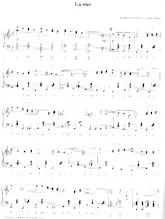 download the accordion score La mer in PDF format