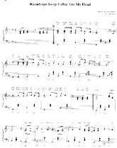 descargar la partitura para acordeón Raindrops keep fallin' on my head (Toute la pluie tombe sur moi) en formato PDF