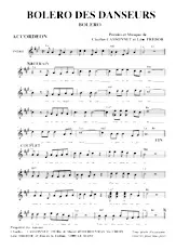 descargar la partitura para acordeón Boléro des danseurs en formato PDF