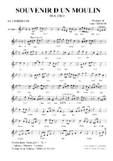 télécharger la partition d'accordéon Souvenir d'un moulin (Boléro) au format PDF