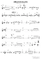 download the accordion score AMOUR EN BOLERO in PDF format